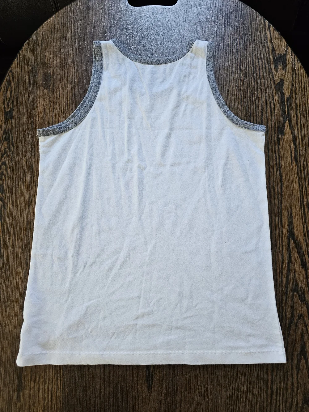 Old Navy Graphic Tank Top with BMX T-Rex and Cityscape White & Gray Size Boys L